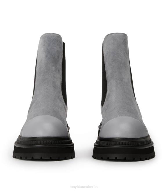 Stiefeletten| de Tony Bianco Frauen Hurricane-Stiefeletten Stahlgraues Wildleder 4624512